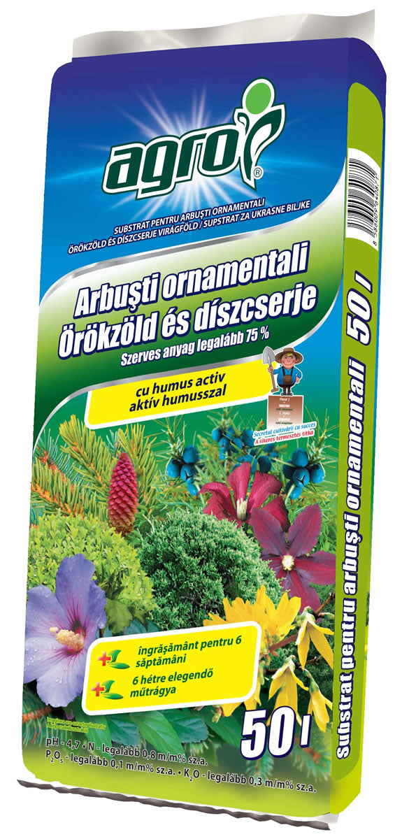 Substrat 50l Pentru Arbusti Decorativi
