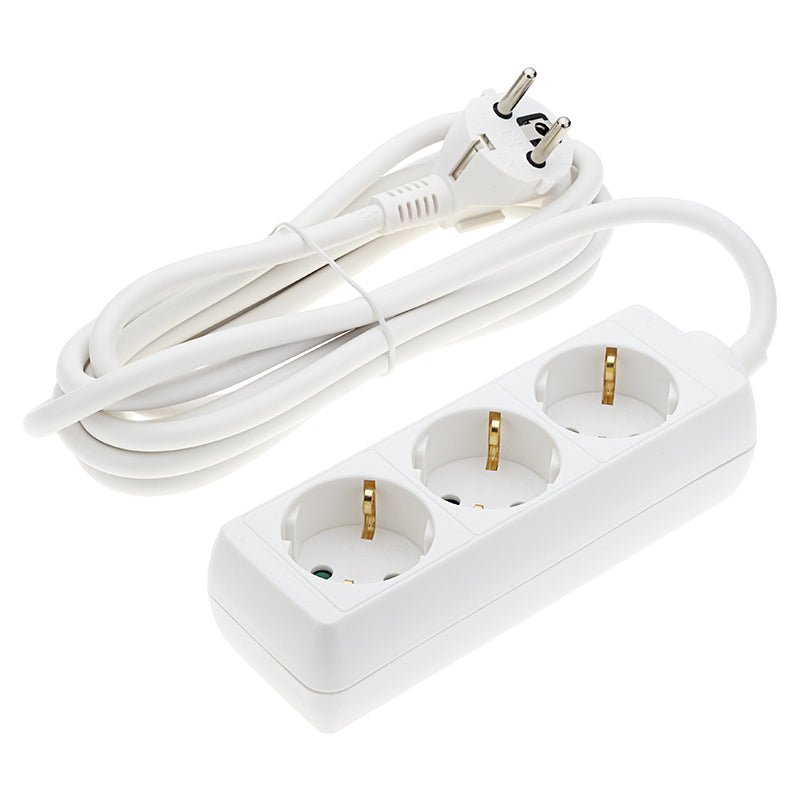 Prelungitor electric cu 3 prize și protecție copii Optonica