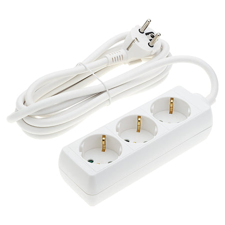 Prelungitor electric cu 3 prize și protecție copii Optonica