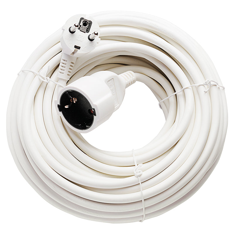 Prelungitor electric cu cablu 3x1,5mm², 16A, max 3500W, alb, Optonica