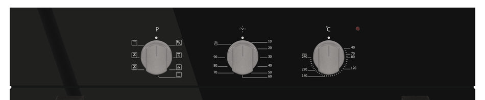 Cuptor Electric Incorporabil Samus, Clasa A, 58 Litri, 2200w, Negru