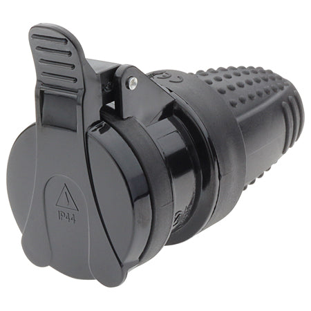 Stecker mama IP44 16A max 3500 W negru Optonica 7632