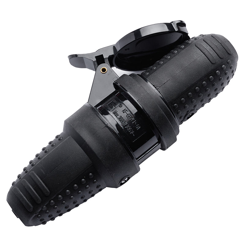 Stecker mama IP44 16A max 3500 W negru Optonica 7632