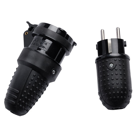 Stecker mama IP44 16A max 3500 W negru Optonica 7632