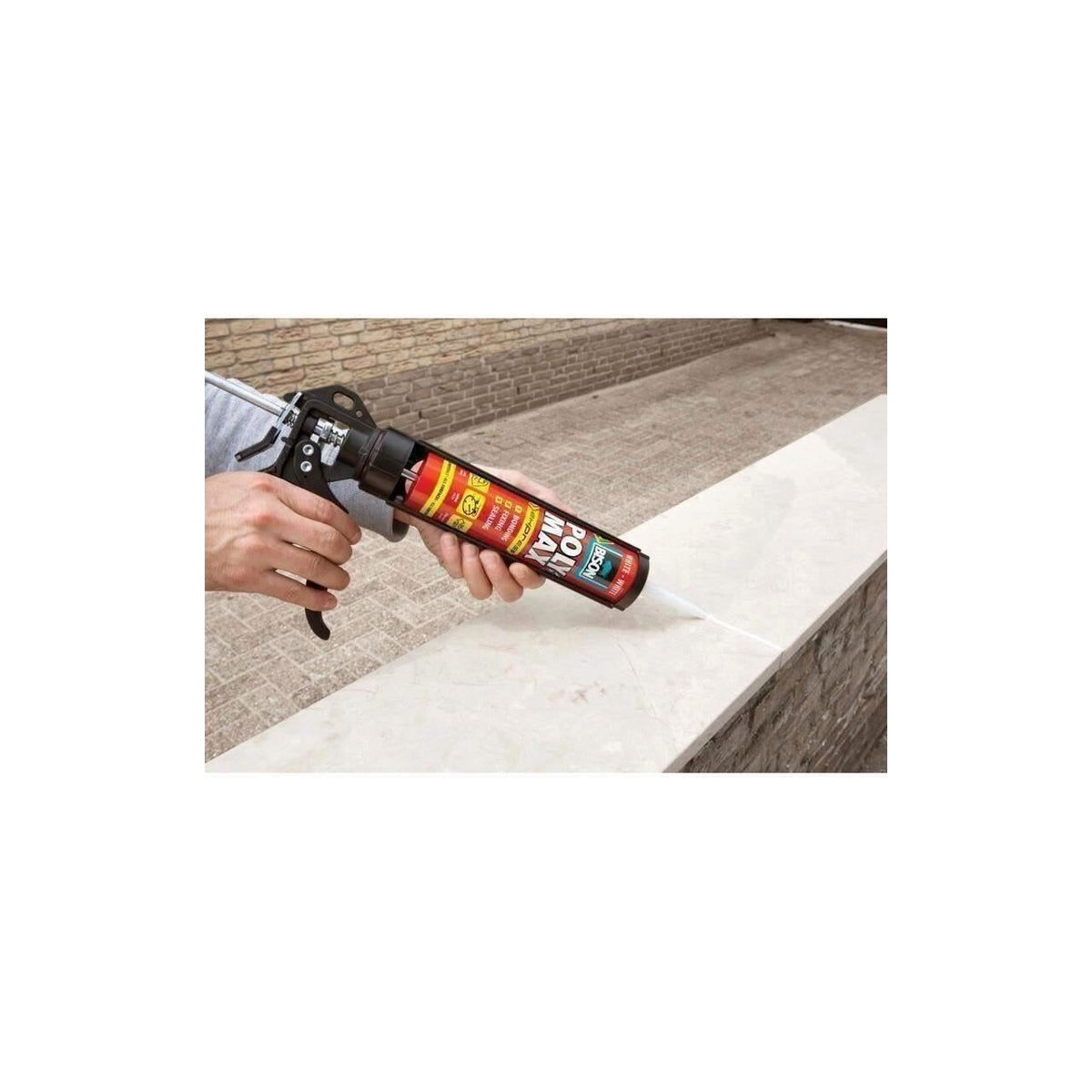 Adeziv și etanșant universal MS polimer 425g, uz interior/exterior, elastic permanent, BISON
