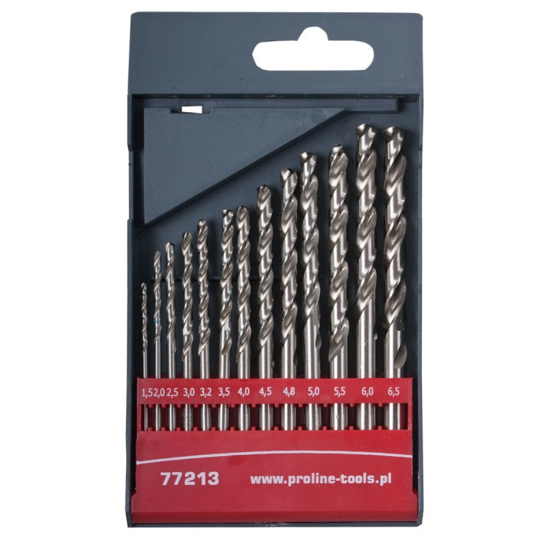 Set burghie metal HSS 135° în casetă PROLINE