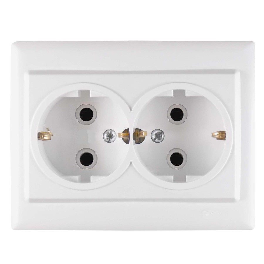 Priza Suco Dubla Pt Ceramica D-08