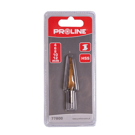 Burghiu metal HSS-Ti conic în trepte Proline
