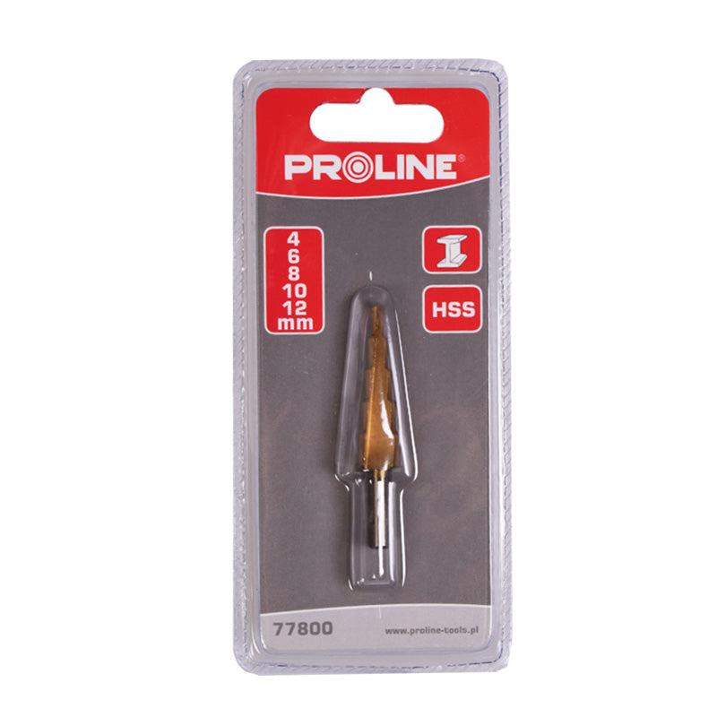 Burghiu metal HSS-Ti conic în trepte Proline