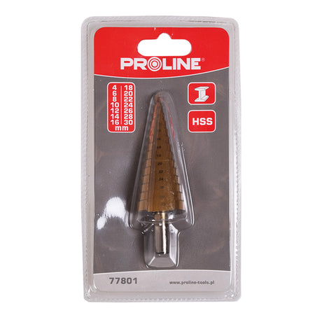 Burghiu metal HSS-Ti conic în trepte Proline