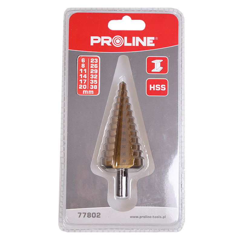 Burghiu metal HSS-Ti conic în trepte Proline