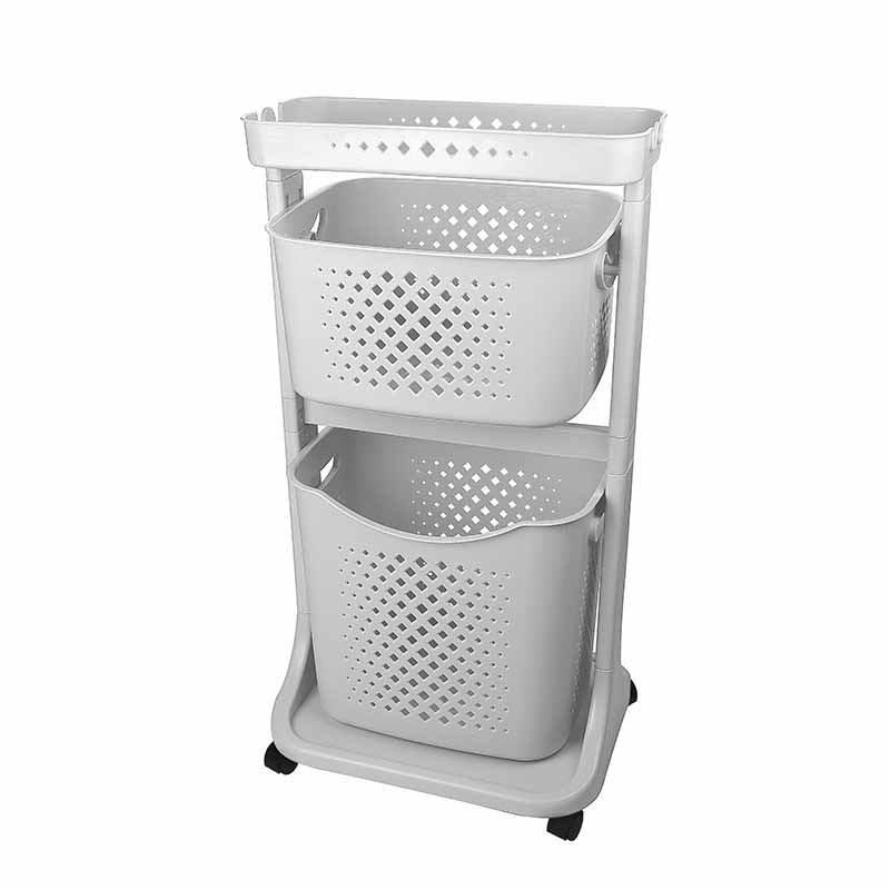 Raft Cu Roti 3 Cosuri  43.7x33.2x81cm