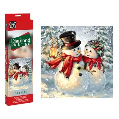 Diamond Painting Xmas 30x30cm  8008-8009-8010