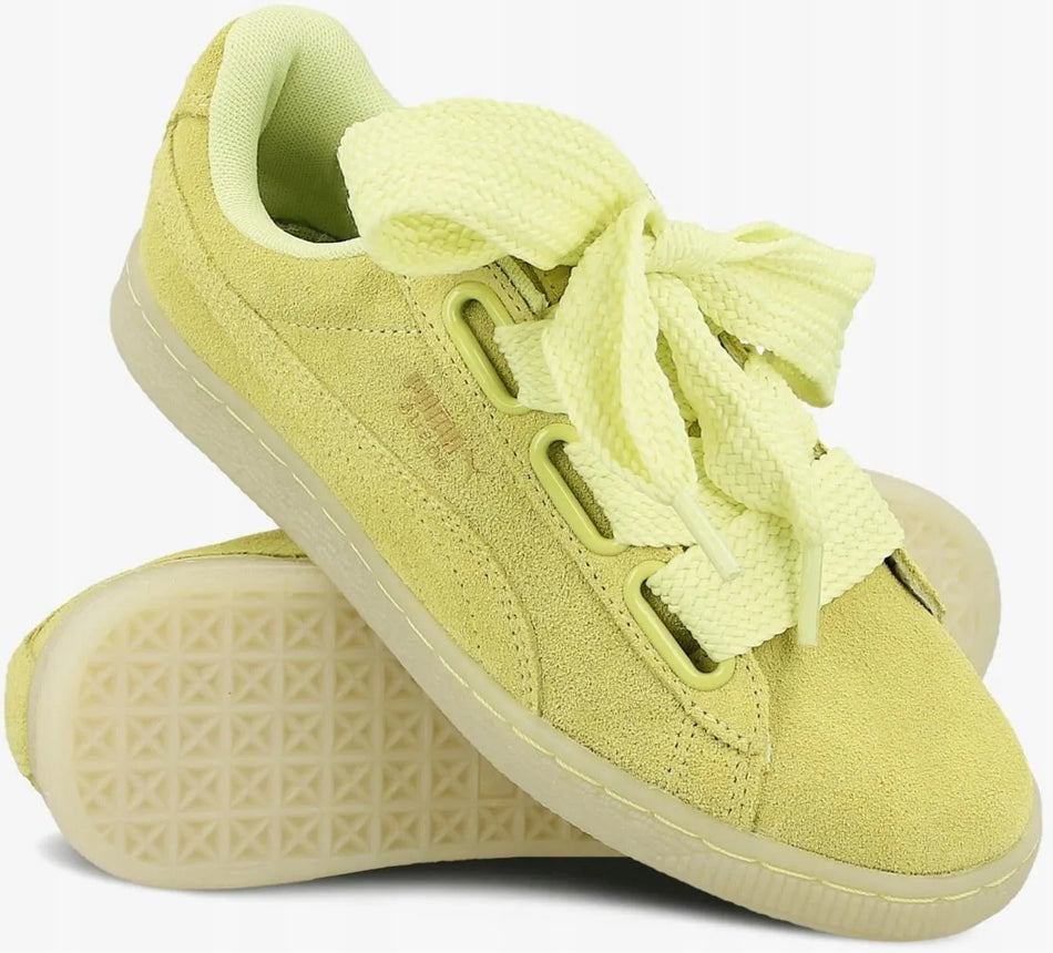 Puma Suede Heart Reset – Soft Fluo Yellow