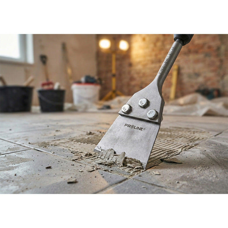 Daltă decopertare trapezoidală PROLINE SDS Plus cod 81734 pentru ciocane rotopercutoare