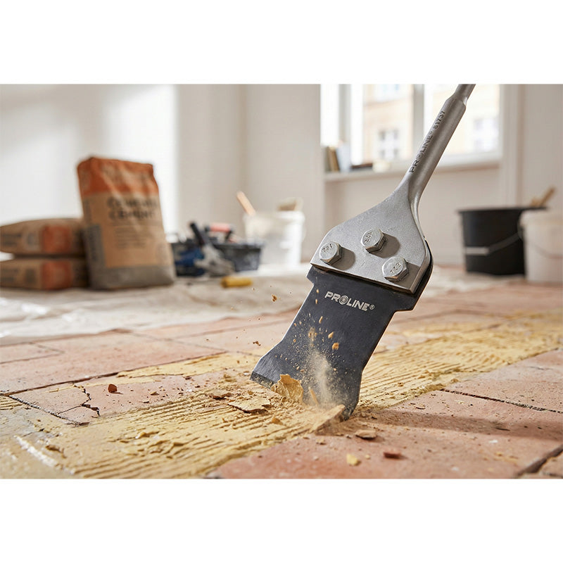 Daltă decopertare dreaptă anticorozivă PROLINE SDS Plus pentru ciocan rotopercutor