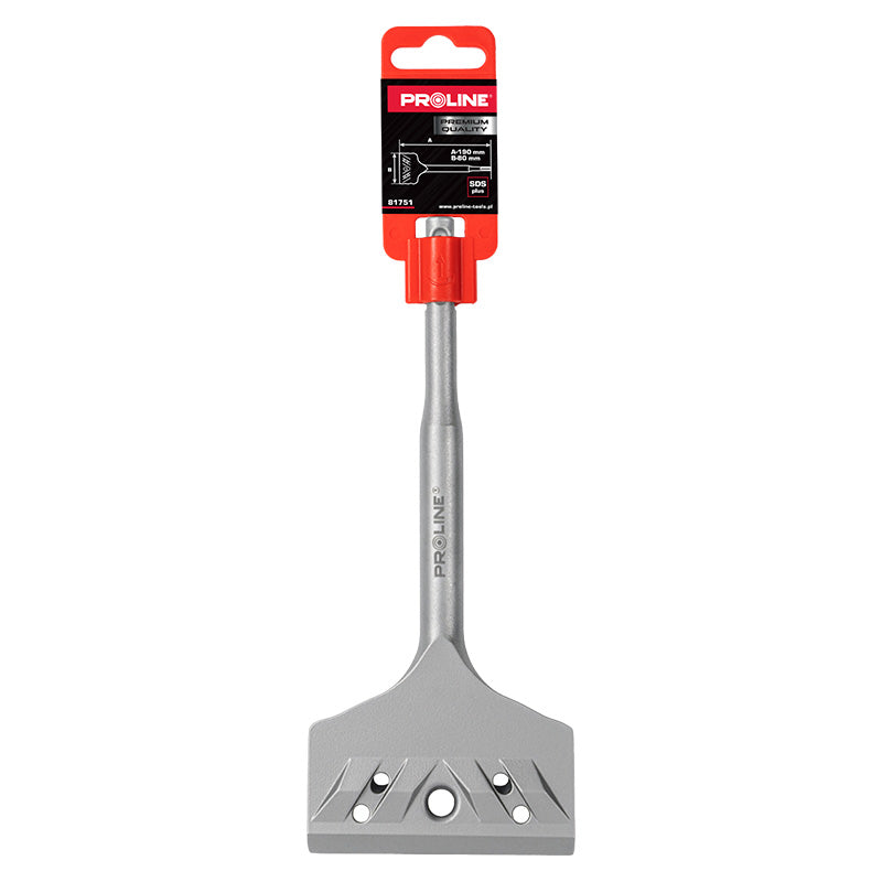Daltă decopertare unghiulară SDS Plus cu orificii 80×190 mm 20° PROLINE 81751