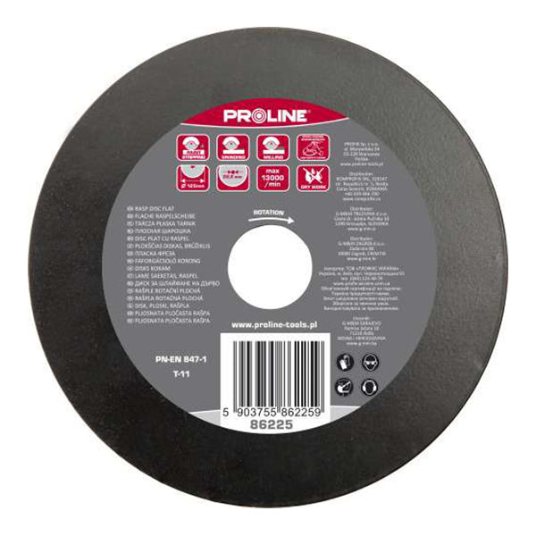 Disc rășpel plat mediu 125 mm pentru polizor Proline 86226