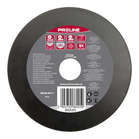 Disc rășpel plat mediu 125 mm pentru polizor Proline 86226