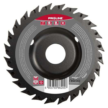 Disc rășpel circular convex PROLINE frontal-lateral pentru îndepărtare rugină, vopsea și tăiere lemn, diametru selectabil