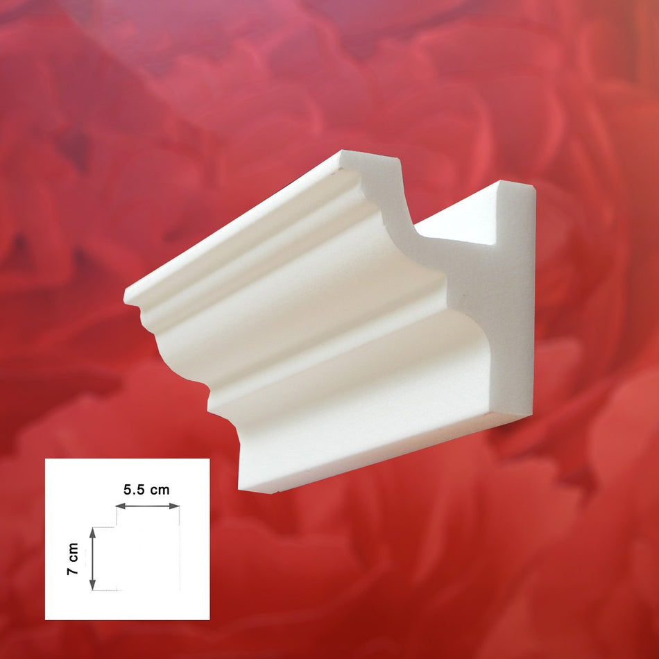 Profil Polistiren Decorativ Rv -7, De Interior 2m
