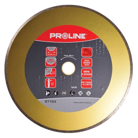 Disc diamantat continuu super dur PROLINE pentru tăiere umedă
