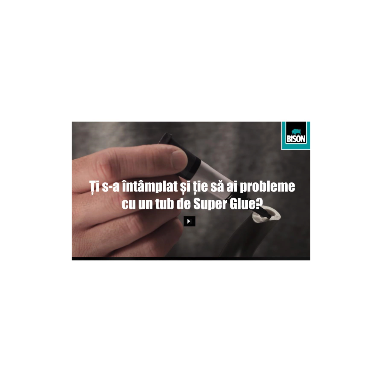 Adeziv instant cianoacrilat - BISON Super Glue Control, 3g, pentru reparații rapide