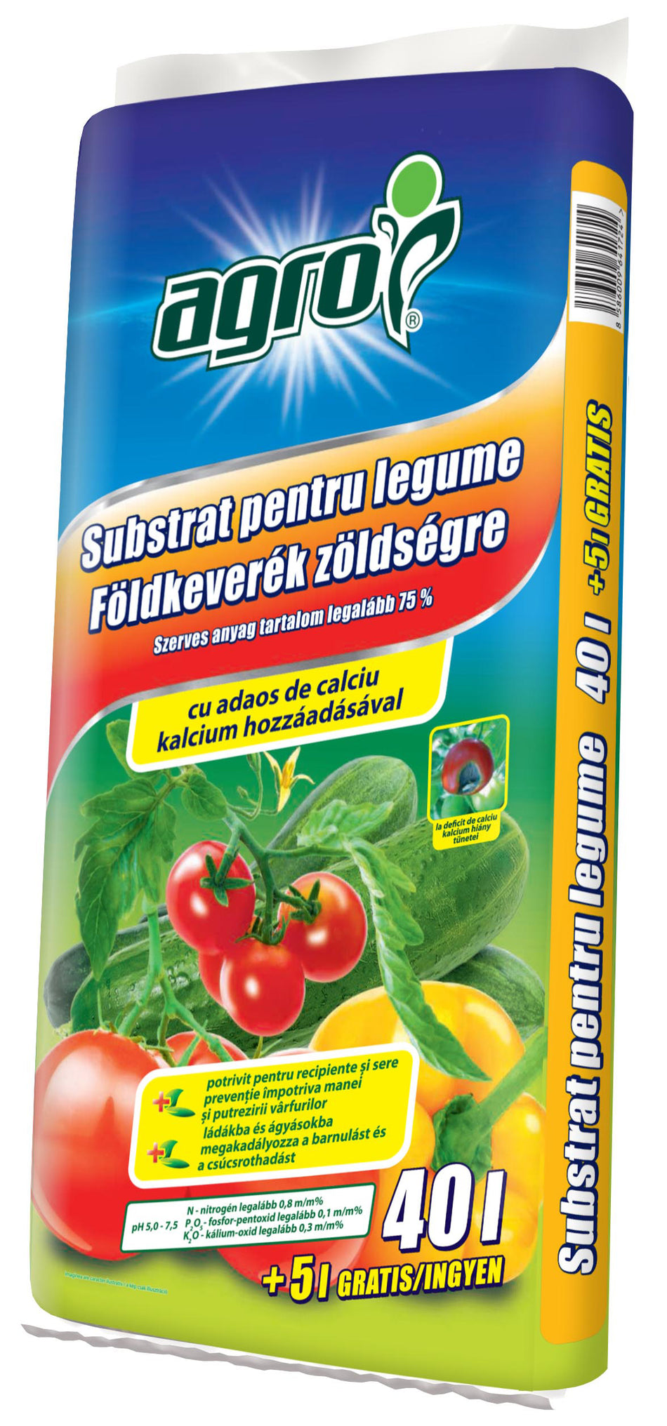Substrat 45l Pentru Rosii, Ardei Si Castraveti