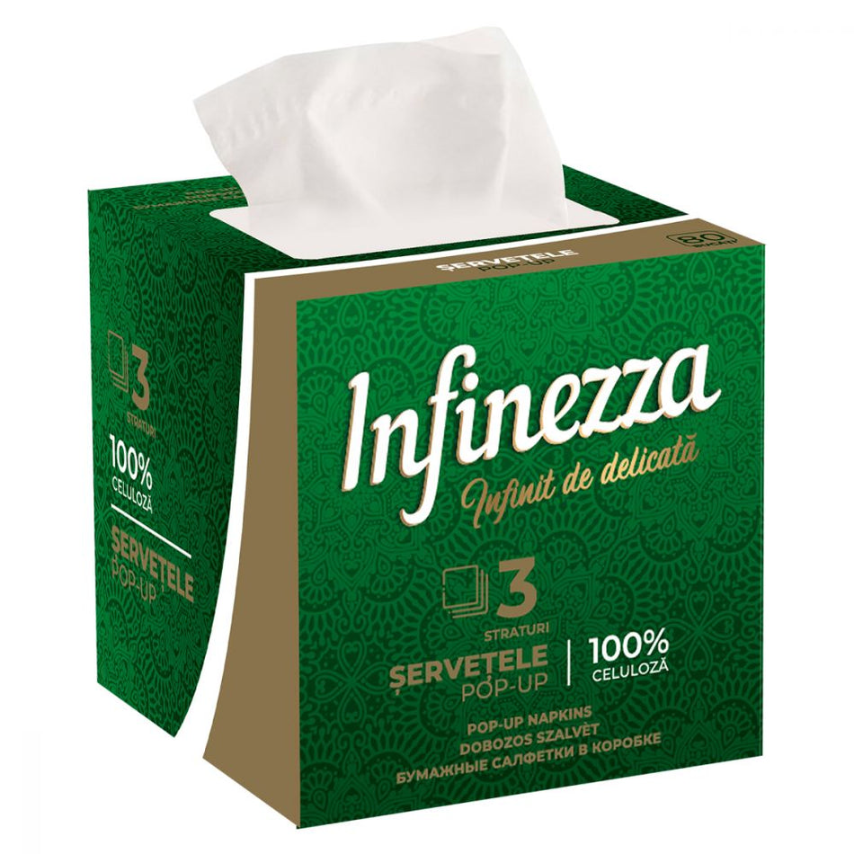 Infinezza Servetele Cutie Cub 80/set 3str