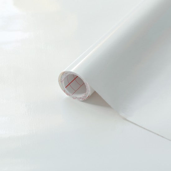 Folie Autocolanta 90cm Unicolor Alb Vanzare La Ml