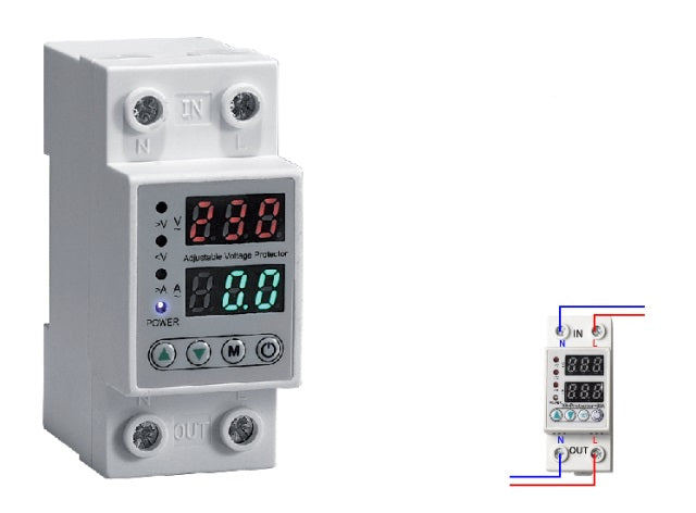 Releu Monitorizare Digital/reglabil Afmep-2p/63a