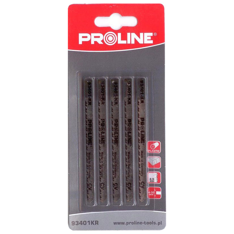 Pânze pendular pentru lemn PROLINE, 10 tpi, 100 mm, 5 bucăți A (Tip T)