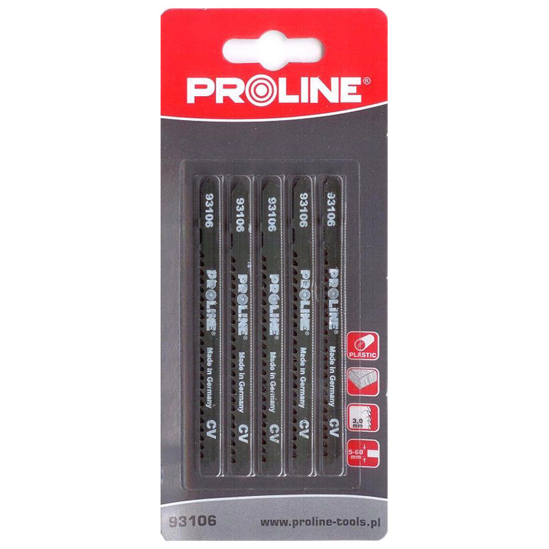 Pânze pendular pentru lemn PROLINE, 100 mm, dinți ondulați, set 5 bucăți