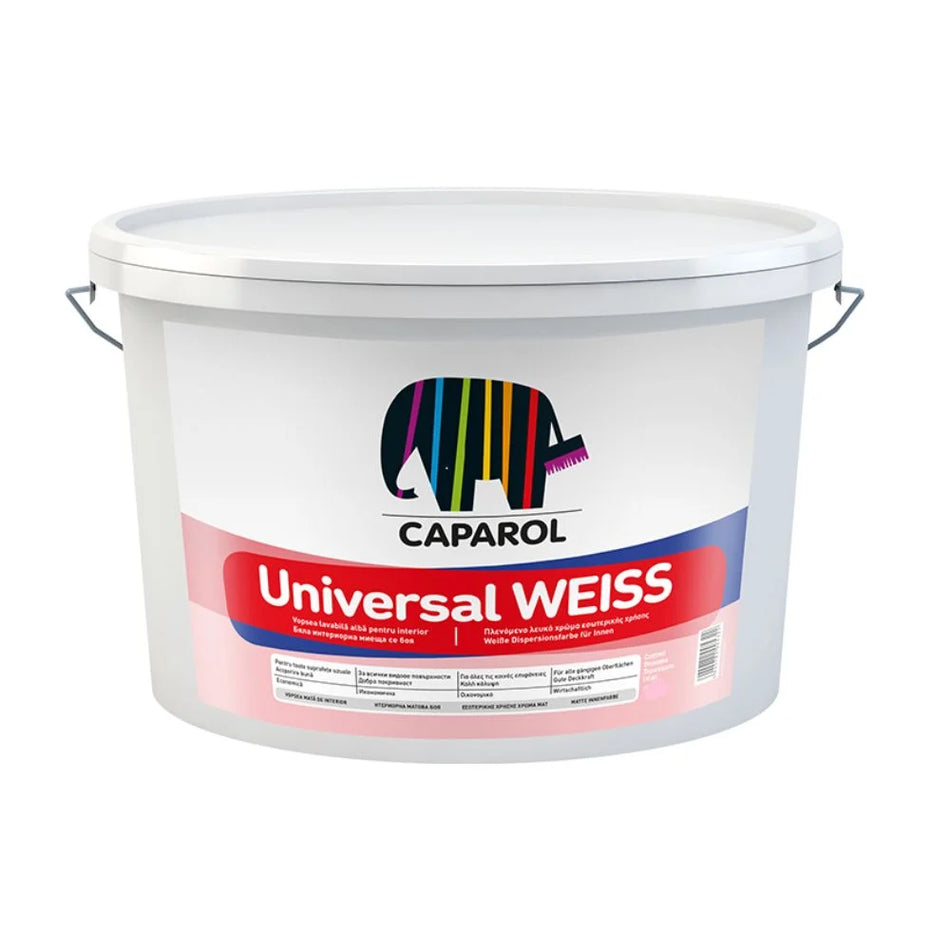 Vopsea Lavabila Interior Caparol Universal, Alb, 9l
