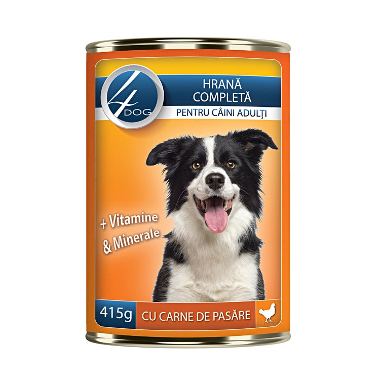 Conserva Cu Carne De Vita, 4dog, 1240g