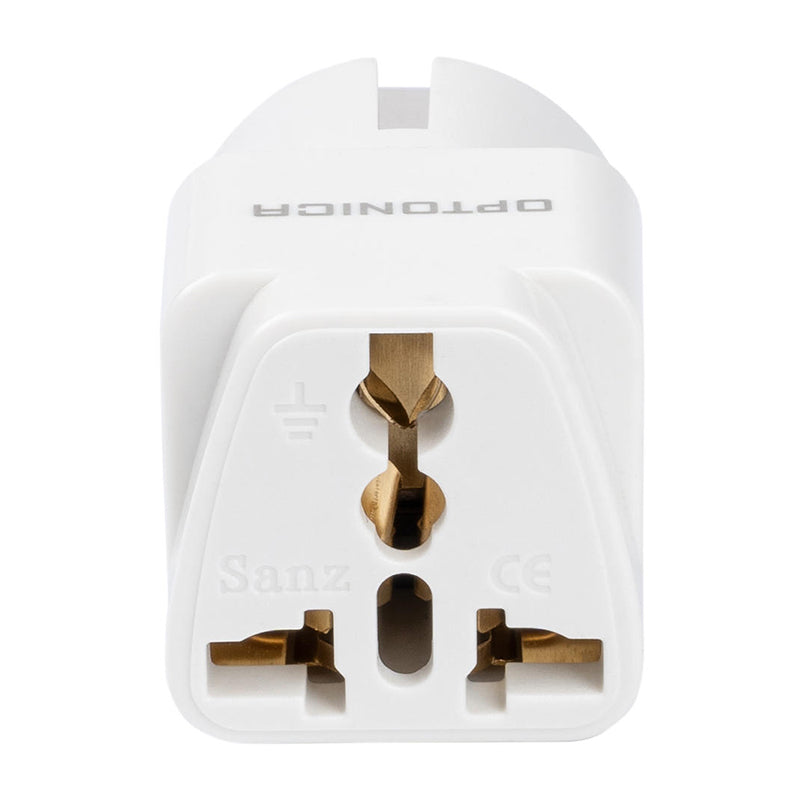 Adaptor UK 220V 1000W 10A alb Optonica 9518