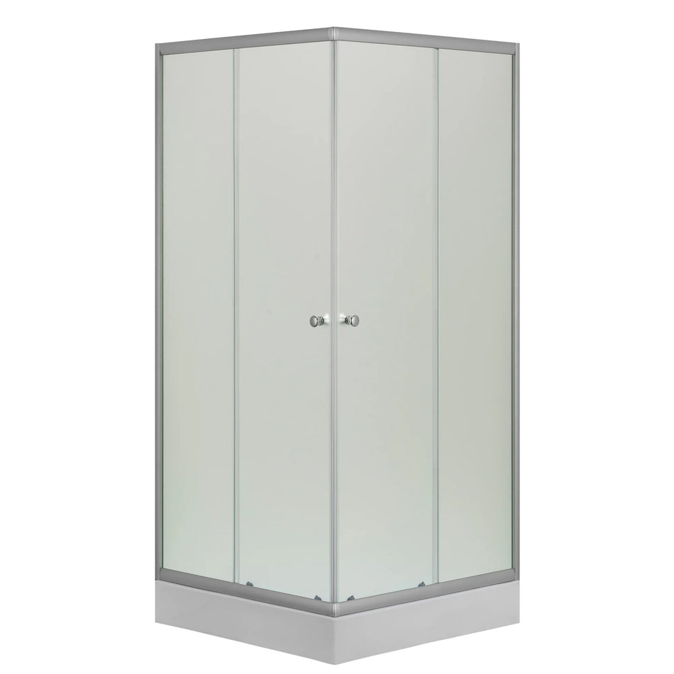Cabina De Dus Patrata Cu Cadita 13 Cm Kalema 90*90*193 Mat