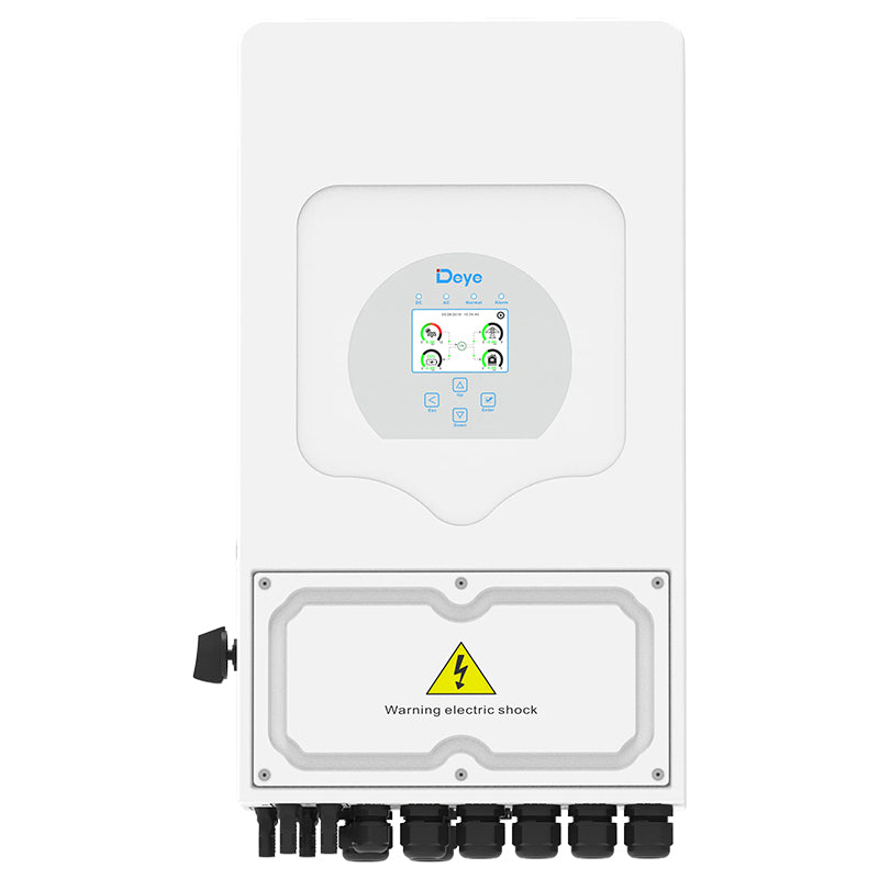 Invertor solar hibrid 6kW monofazat, baterii low voltage IP65 Deye 9758