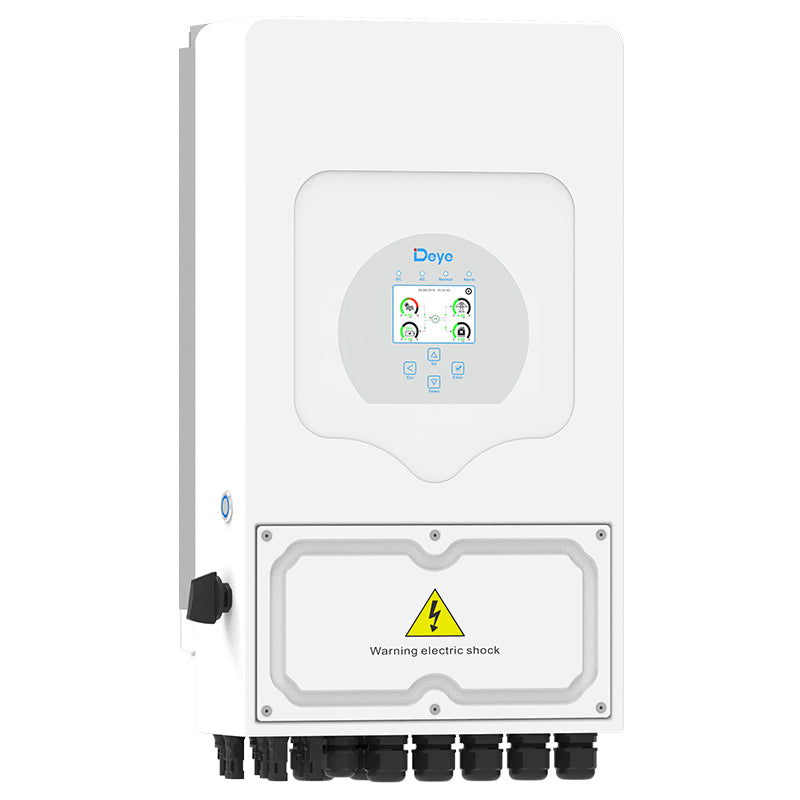 Invertor solar hibrid 6kW monofazat, baterii low voltage IP65 Deye 9758