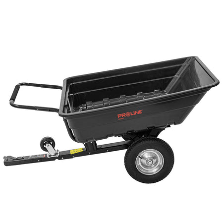 Remorcă basculantă din polipropilenă 285 L, 300 kg, transformabilă în roabă, PROLINE-M 98001