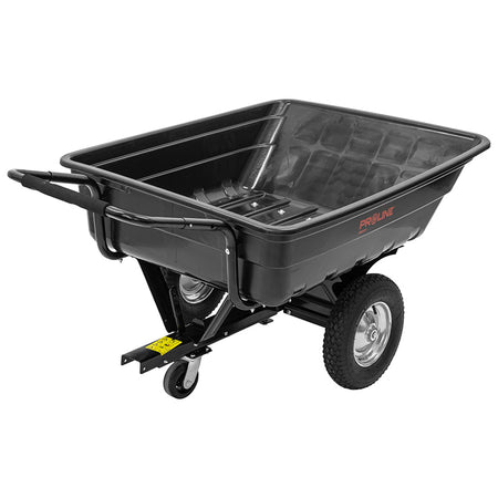 Remorcă basculantă din polipropilenă 285 L, 300 kg, transformabilă în roabă, PROLINE-M 98001