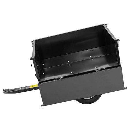 Remorcă basculantă din oțel pentru grădină, cu pereți rabatabili, capacitate 250 kg, PROLINE-M 98002