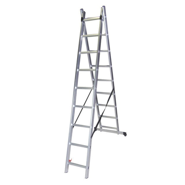 Scara Dubla Aluminiu Trepte Is Str209 Bt 1006299