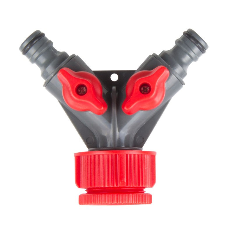 Conector distribuitor cu 2 robineți 1" - 3/4" blister PROLINE 99243