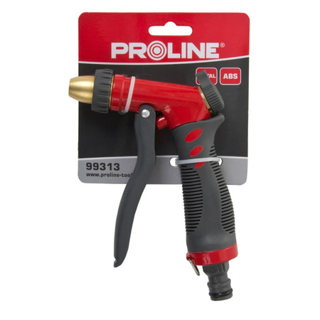 Pistol stropit metalic cu duză din cupru, jet și debit reglabil PROLINE 99313