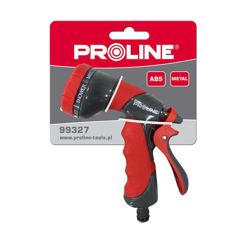 Pistol stropit metalic Multijet, 8 poziții reglaj jet, grădină PROLINE 99327