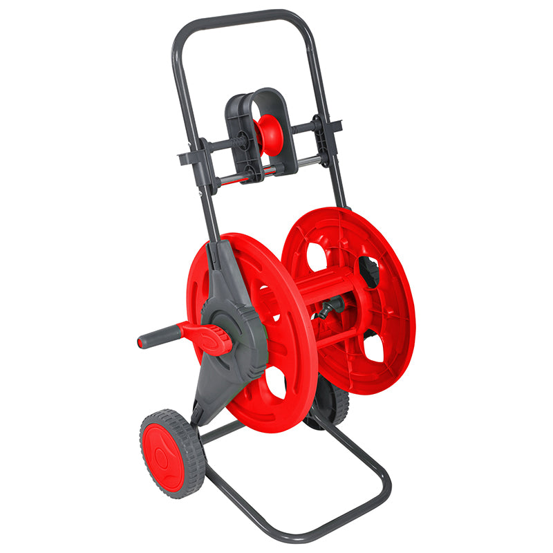 Derulator furtun cu cărucior și ghidaj 1/2" 40 m cu mâner pliabil PROLINE 99396