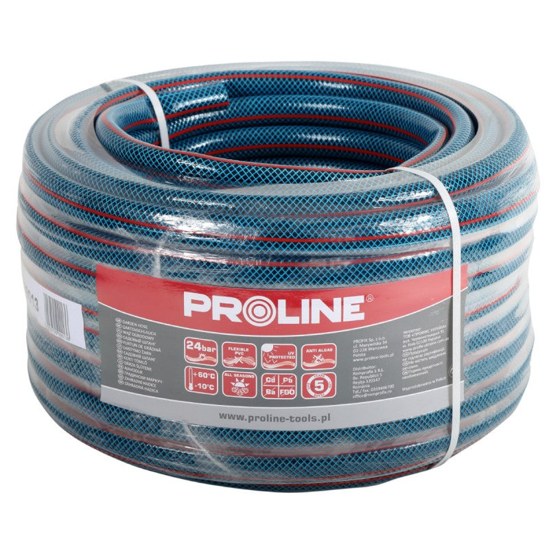 Furtun apă PROLINE 4 straturi pentru grădină, rezistent UV