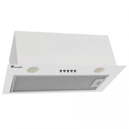 Hotă încorporabilă 52 cm, 960 m³/h, filtru aluminiu, LED, alb Tornado 99922