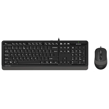 Kit tastatură și mouse cu fir USB, negru, A4Tech A4-F1010G